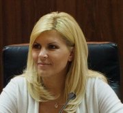 Elena Udrea a muncit pana in ultima zi!