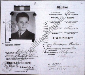 pasaportul lui Nicolae Ceausescu