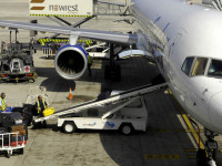 luggage handling airport Gran Canary, Canaries, Spain