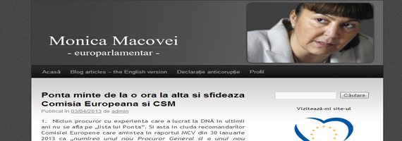 monica macovei blog despre Ponta