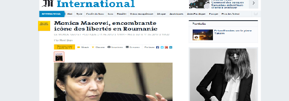 Monica Macovei aparatoare iconica a dreoturilor omului