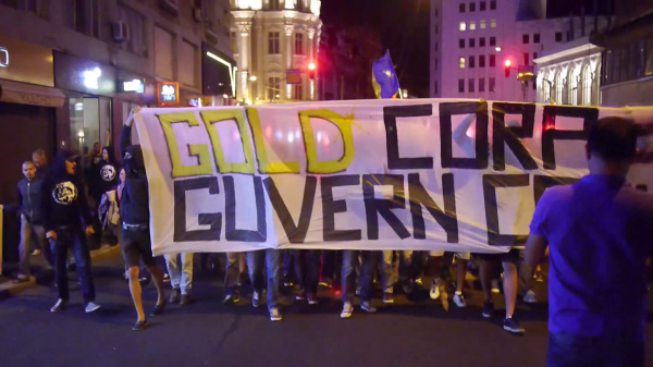 a treia zi de protest Rosia Montana