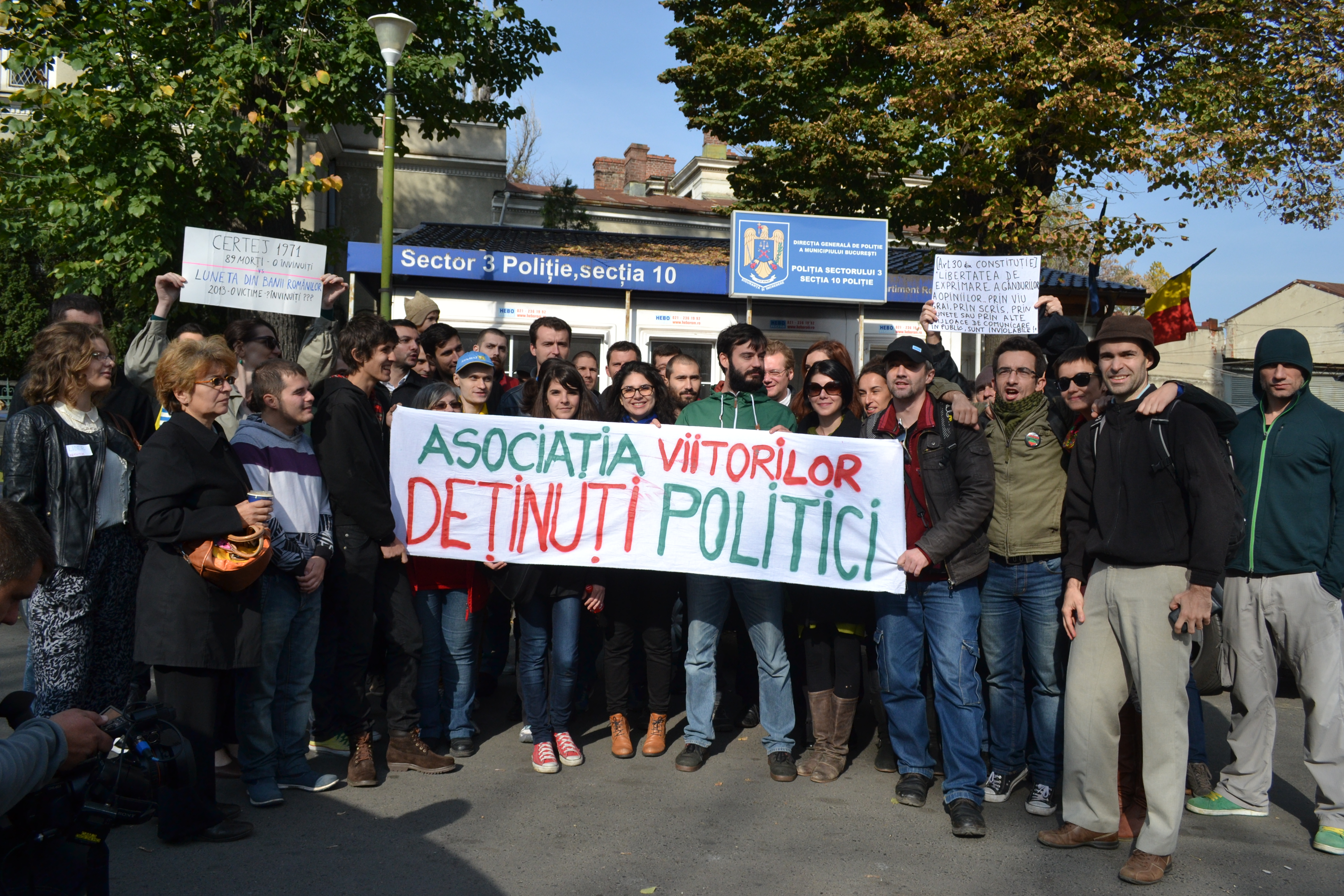 audieri protestatari sectia 10