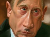caricatura Vladimir Putin