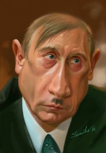caricatura Vladimir Putin