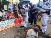 protest impotriva gazelor de sist in Australia