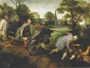 Pieter Bruegel cel Bătrân - Parabola or­bi­lor (1568)