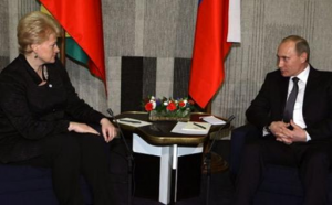 Putin și președinta Lituaniei
