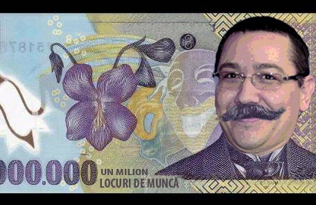 ponta caricatura bancnota