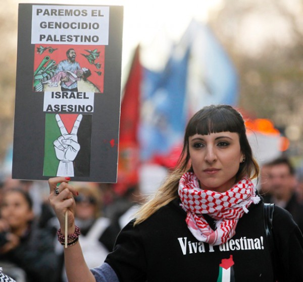 protest gaza  buenos aires