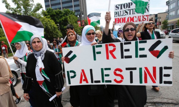 protest gaza detroit