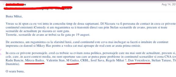 mesaj supervizare bendeac