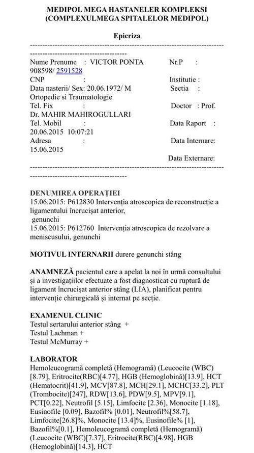 ponta-raport-medical-prima-pagina