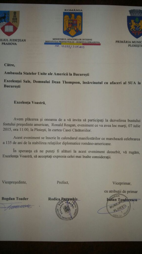 invitatie ploiesti sua