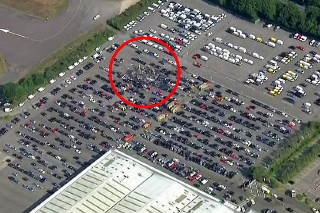 london airplain crush