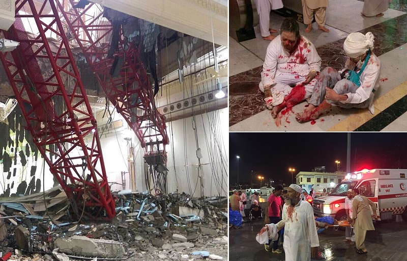 mecca - macara - accident