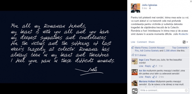 julio iglesias - captura fb