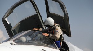 2712049 10/04/2015 A Russian pilot gets into a Su-24 aircraft before taking off at the Khmeimim airbase in Syria. Dmitriy Vinogradov/Sputnik