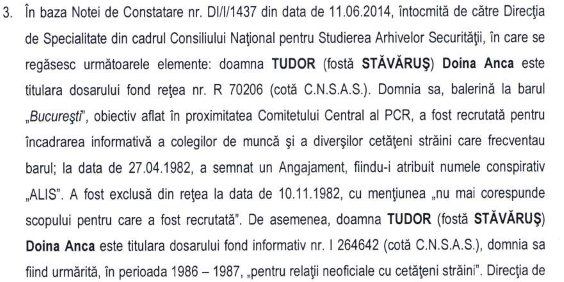captura cnsas - doina tudor