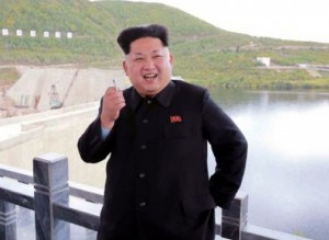 epa04929495 An undated picture released by the Rodong Sinmun, the newspaper of the North Korea ruling Workers Party, on 14 September 2014 shows North Korean leader Kim Jong-un smiling with a cigarette in one hand during his inspection of the construction site for a hydroelectric power plant on Mount Paektu, an area bordering with China. Kim asked for a speedy dedication of the plant, which he named the Paektusan Hero Youth Power Station.  EPA/Rodong Sinmun SOUTH KOREA OUT - BEST AVAILABLE QUALITY
