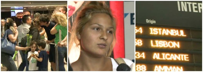 romani aeroport - revenire din turcia