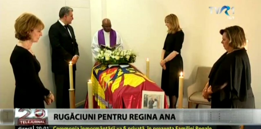 ceremonie funerara - regina ana