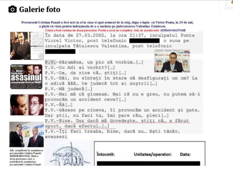 COMISARUL îi acuză pe Victor Ponta şi Adrian Năstase de CRIMĂ! Document senzaţional!!!