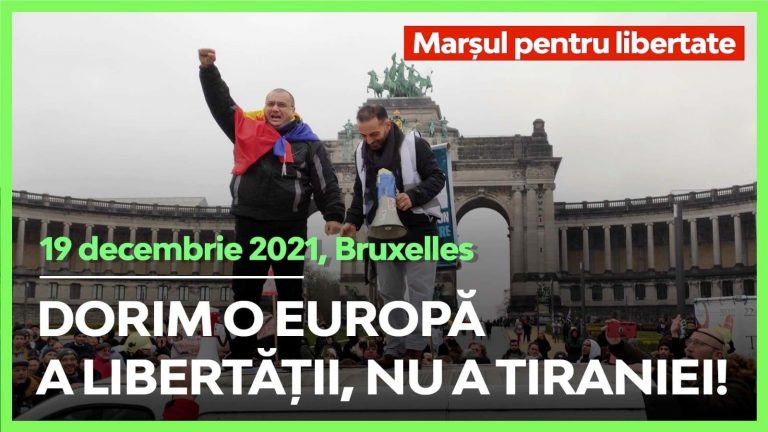 Discurs la „Marsul pentru Libertate” – Bruxelles, 19 decembrie 2021