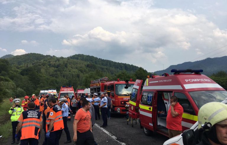 ACCIDENT GROAZNIC la Brașov: <span style=