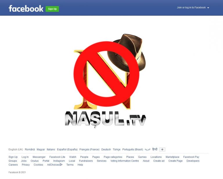 FACEBOOK A VIOLAT Constitutia Romaniei !